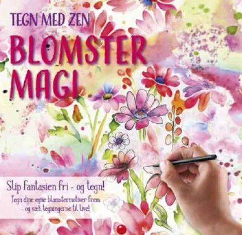 Tegn Med Zen: Blomstermagi - Pink