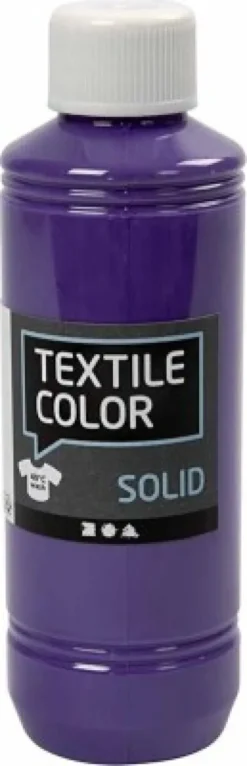 Tekstilmaling - Dækkende - Lilla 250 ML