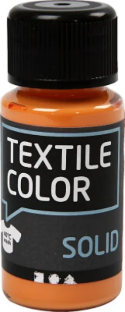 Tekstilmaling - Dækkende - Orange 50 ML