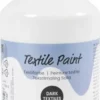 Tekstilmaling Solid - Dækkende - Dækhvid - 500 ML