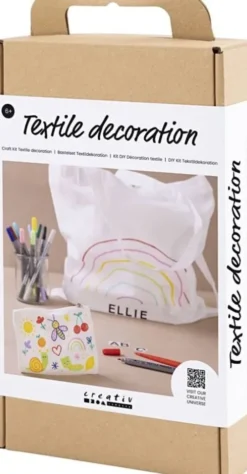 Tekstil Tryk Og Tusser DIY Kit