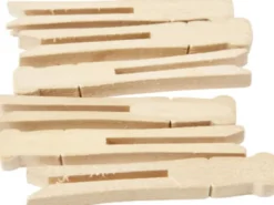 Tøjklemmer - L 9,5 CM - B 1,4 CM - 100 Stk