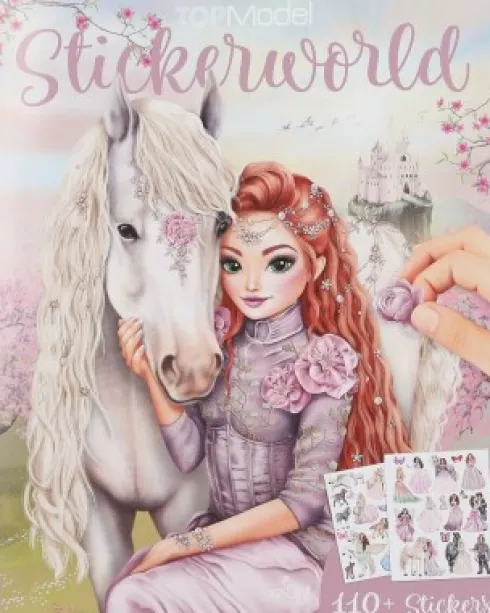Top Model - Klistermærkebog - Stickerworld - Viva Violet - Lilla