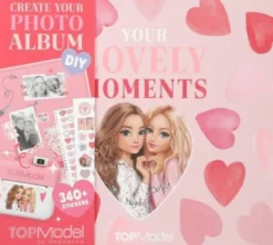 Top Model - Lav Selv DIY Fotoalbum Til Børn - Inkl. 340 Stickers