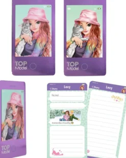 Top Model - Notesbog - Ligner En Mobil - 80 Sider - Assorteret