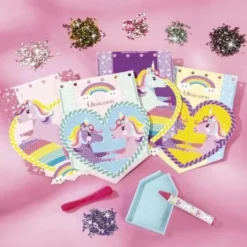 Totum - Unicorn 2-In-1 Creativity - Diamond Painting Smykkesæt