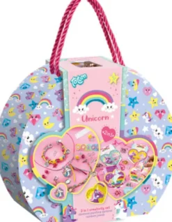 Totum - Unicorn 2-In-1 Creativity - Diamond Painting Smykkesæt