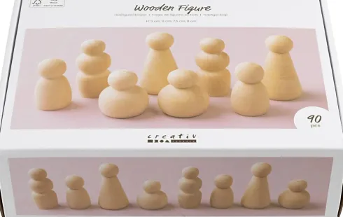 Træfigur Krop - H 5-8 CM - 90 Assorteret