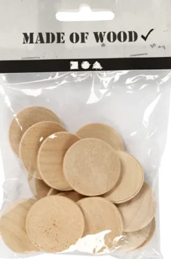 Træknap - Ø 30 MM - Tykkelse 5 MM - 15 Stk