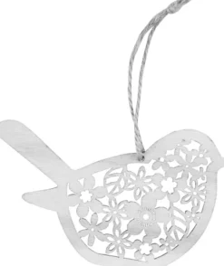 Træophæng - Sommerfugl - Blomst - Fugl - H 10 CM - 90 Stk