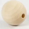 Træperle - Ø 30 MM - Hulstr. 5 MM - 4 Stk