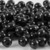 Træperler - Ø 8 MM - Hulstr. 2 MM - Sort - 15 G - 80 Stk