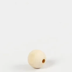 Træperler - Ø 15 MM - Hulstr. 3 MM - 500 Stk