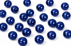 Træperler - 10 MM - Mørkeblå - 1000 Stk