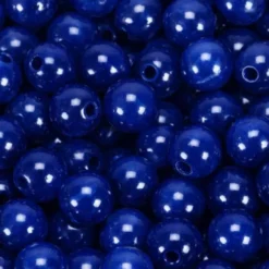 Træperler - 10 MM - Mørkeblå - 1000 Stk