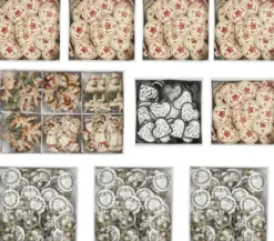 Træstickers - Str. 20-50 MM - Indhold Kan Variere - 10 Pakker