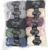 Tubegarn - L 45 M - Forskellige Farver - 10X100G
