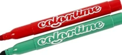 Tuscher - Stregtykkelse: 5 MM - Standardfarver - 12Stk. - Colortime