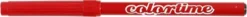 Tusser - Vandbaserede - Tykkelse 2 MM - Rød - 18 Stk
