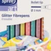 Tusser - Viskbare - Glitter - 9 Stk. - Spree