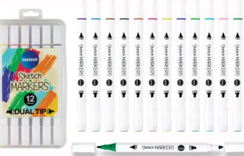 Twin Markers 12 Stk Etui - Centrum