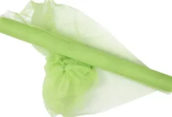 Tyl På Rulle - B 50 CM - Neon Grøn - 5 M