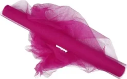 Tyl På Rulle - B 50 CM - Pink - 5 M