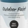 Udendørsmaling - Silkemat - Dækkende - Blå - 250 ML