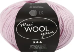 Uldgarn - Maxi Wool - L 125 M - Sart Rosa - 100 G