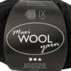 Uldgarn - Maxi Wool - L 125 M - Sort - 100 G