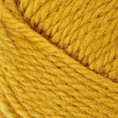 Uldgarn - Melbourne Wool - L 92 M - Mørk Gul - 50 G