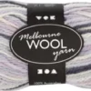 Uldgarn - Melbourne Wool - L 92 M - Pastel Lilla - 50 G