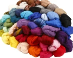 Uld - Tykkelse 21 My - Assorterede Farver - 20X20 G