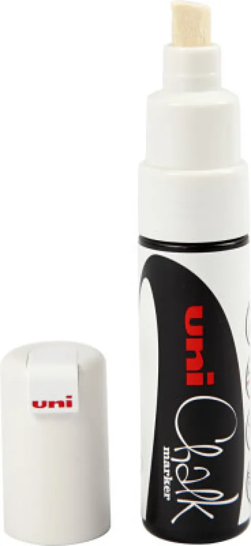 Uni - Chalk Marker - 8 MM - Hvid