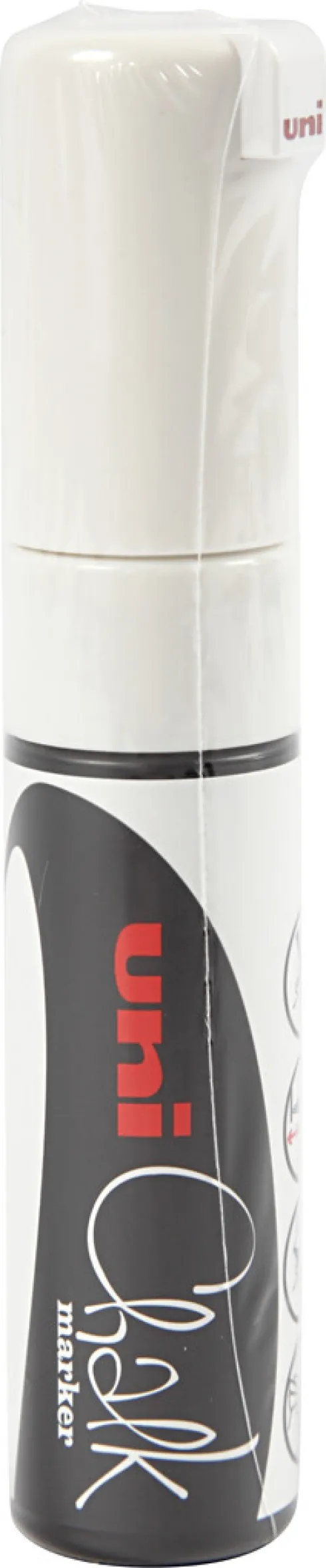 Uni - Chalk Marker - 8 MM - Hvid