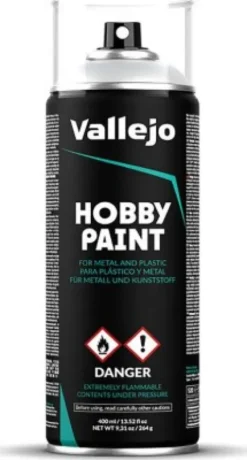 Vallejo - Hobby Paint Spray Maling - Basic Grey 400 ML