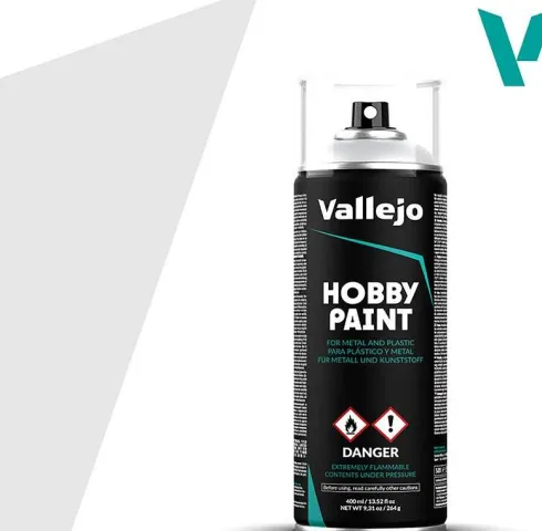 Vallejo - Hobby Paint Spray Maling - Basic Grey 400 ML
