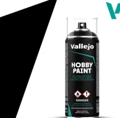 Vallejo - Hobby Paint Spray Primer - Sort 400 ML