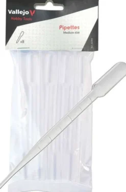 Vallejo - Hobby Tools - Pipettes - Medium - 3 ML - 8 Stk - 26003