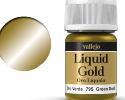Vallejo - Liquid Gold Metallic - Green Gold 35 ML