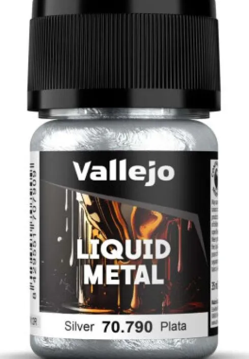 Vallejo - Liquid Silver Metallic - Silver 35 ML