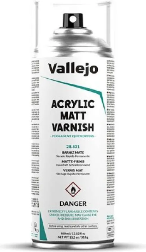 Vallejo - Matt Varnish - Mat Lak 400 ML