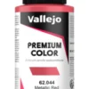 Vallejo - Premium Airbrush Maling - Metallic Red 60 ML