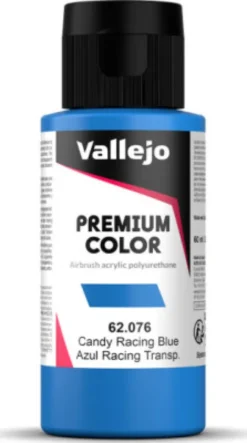 Vallejo - Premium Airbrush Maling - Candy Racing Blue 60 ML
