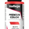 Vallejo - Premium Airbrush Maling - Candy Red 60 ML