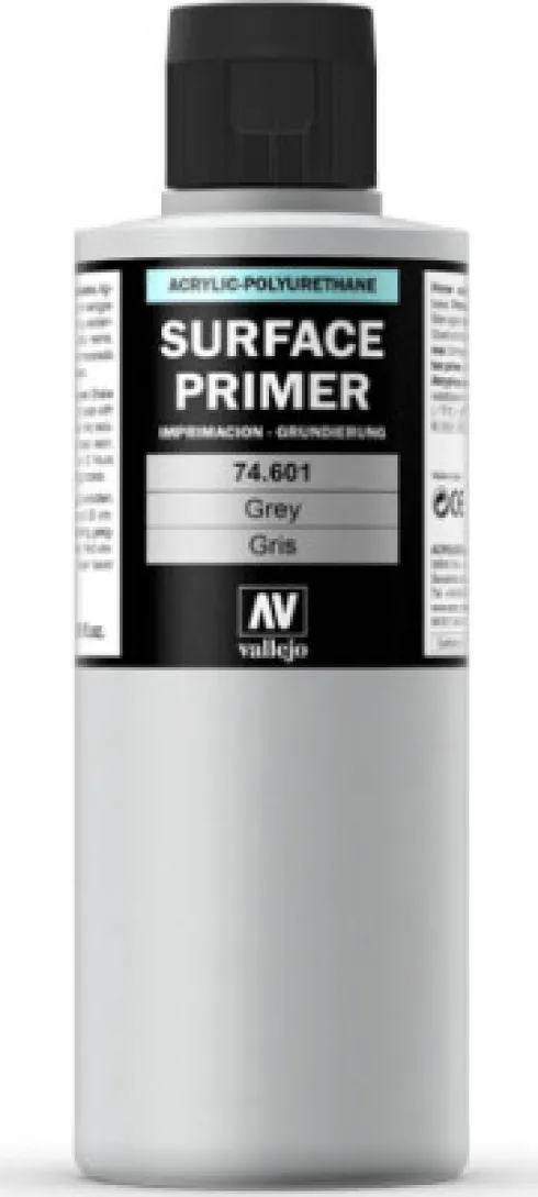 Vallejo - Surface Primer - Grå 200 ML