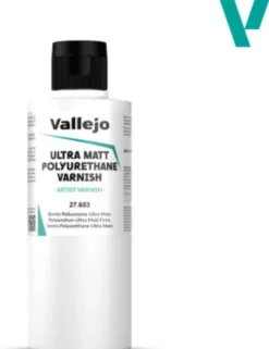 Vallejo - Ultra Matt Polyurethane Varnish 200 ML - Polyurethan Lak