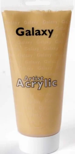 Vandbaseret Akrylmaling - 200 ML - Guld - Galaxy Acrylic