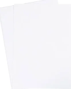 Vandopløselige Broderiark - A5 - Ark 148,5X210 MM - Hvid - 8 Ark