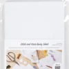 Vandopløselige Broderiark - A5 - Ark 148,5X210 MM - Hvid - 24 Ark